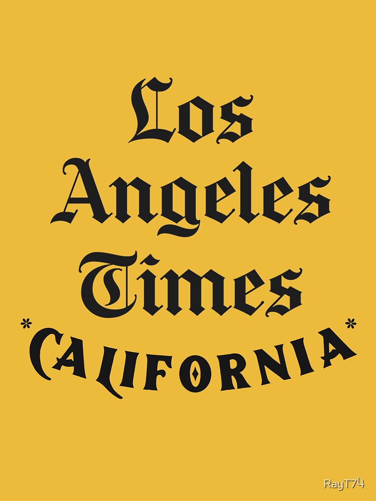 Los Angeles Times - California Essential T-Shirt for Sale by