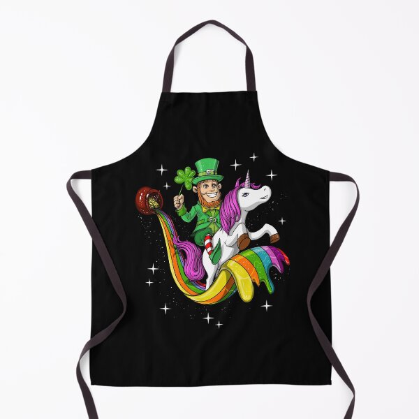 Item preview, Leprechaun Riding Unicorn St Patricks designed and sold by underheaven.