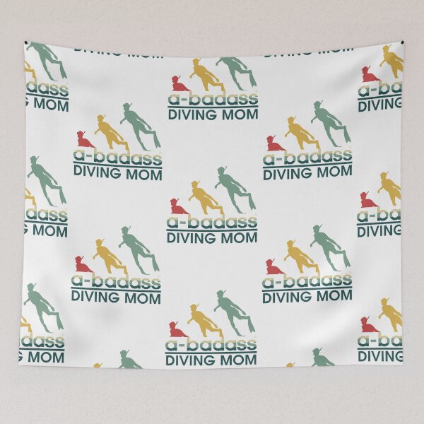 Item preview, a-badass Diving mom vintage designed and sold by jentochicken.