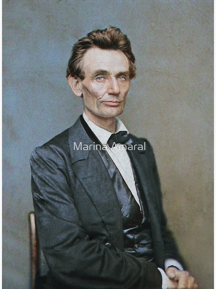 Abraham Lincoln, 1860. Canvas sold by Rozella Dhundhari R5-D4 | SKU ...