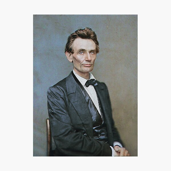 Abraham Lincoln, 1860. Photographic Print