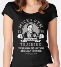 Mick's Gym Women's Fitted Scoop T-Shirt