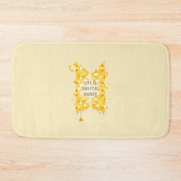 Item preview, Life is sweet as honey, Honey Comb, Yellow, Dripping honey - k pop designed and sold by SemDesigns1.