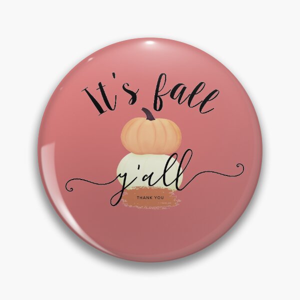 Item preview, Its Fall Yall | Thank you | Trendy Pumpkin Yall | Thanksgiving Day designed and sold by JooArtPrints  ★★★★★.