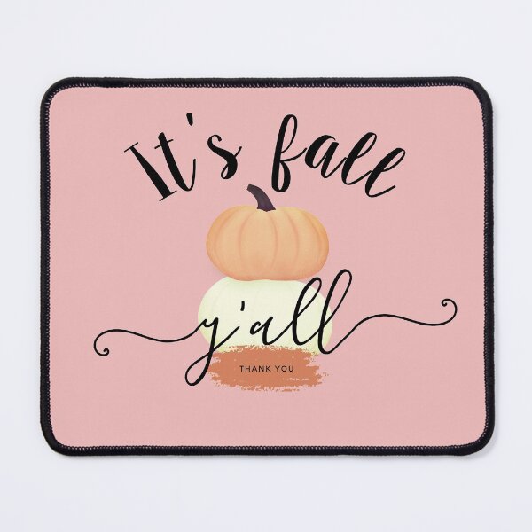 Item preview, Its Fall Yall | Thank you | Trendy Pumpkin Yall | Thanksgiving Day designed and sold by JooArtPrints  ★★★★★.