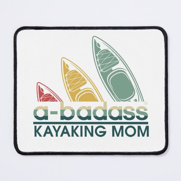 Item preview, a-badass Kayaking mom vintage designed and sold by jentochicken.