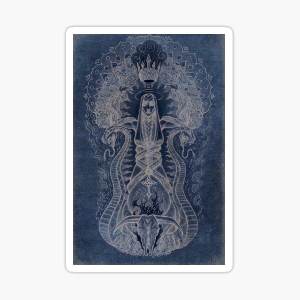 Transdimensional Black Sticker