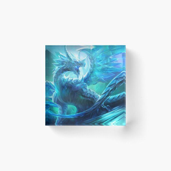 Ice Dragon Acrylic Block