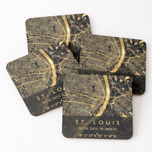 Item preview, ST. LOUIS MAP USA designed and sold by hatimelhag.
