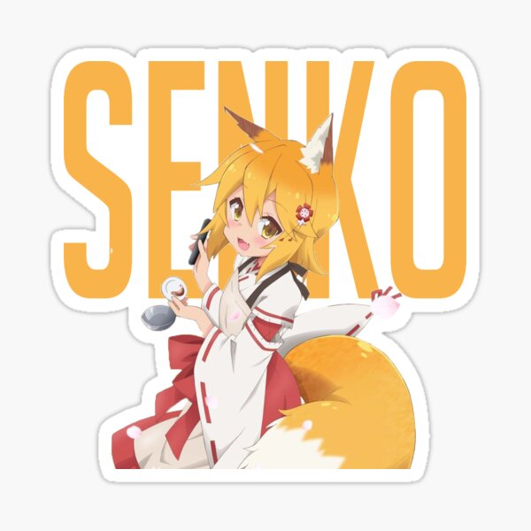 Senko-San the helpful fox Sticker for Sale by Omni-Art