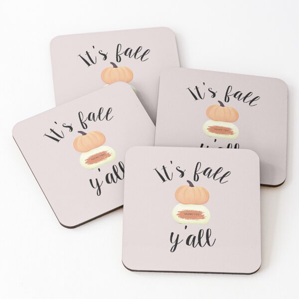 Item preview, Its Fall Yall | Thank you | Trendy Pumpkin Fall Season designed and sold by JooArtPrints  ★★★★★.
