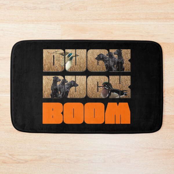 Item preview, DUCK DUCK BOOM Duck Hunting Lab Loving Design with Labradors, Mallards and Wood Ducks is Perfect for Outdoor Enthusiasts and Hunters designed and sold by LifeCrush.