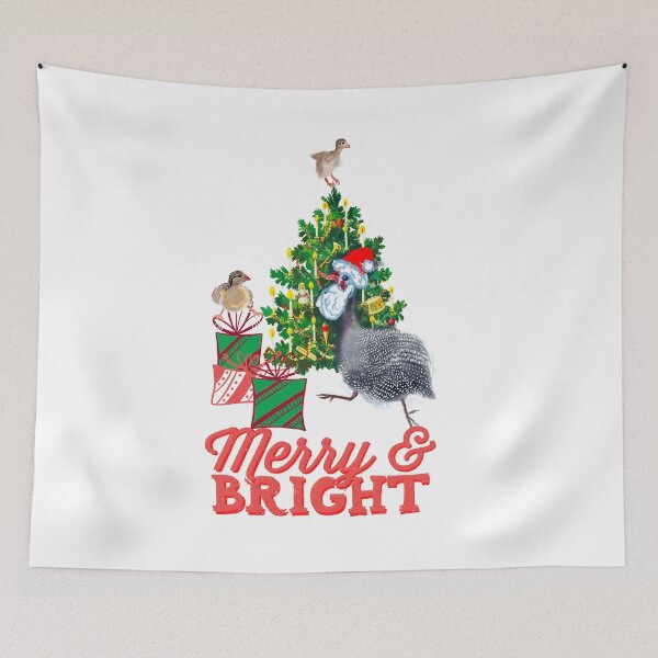 Item preview, Guinea fowl Merry and bright designed and sold by orangerinka.