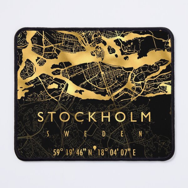 Item preview, STOCKHOLM MAP SWEDEN designed and sold by hatimelhag.