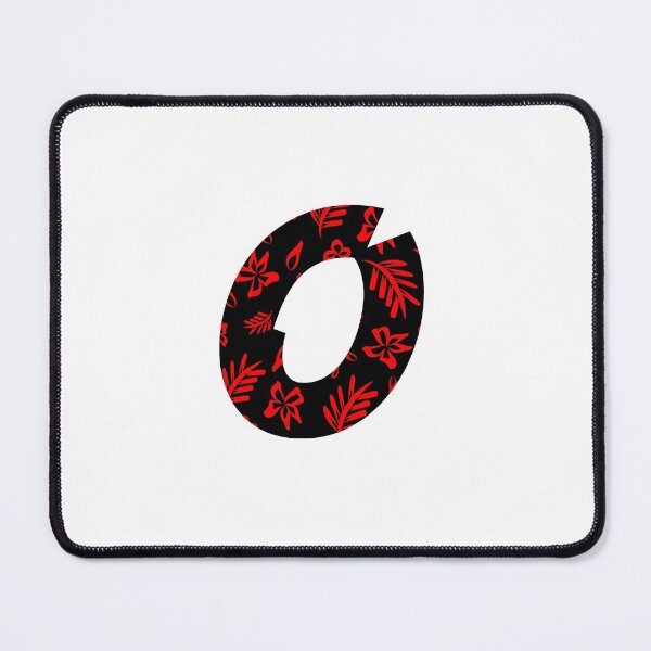 Item preview, Digit 0 (Zero) with floral pattern designed and sold by ns-dot-design.