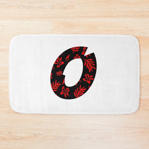 Item preview, Digit 0 (Zero) with floral pattern designed and sold by ns-dot-design.