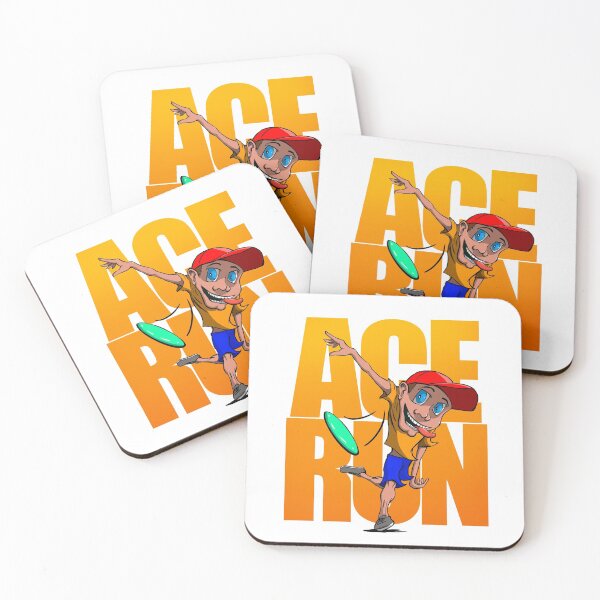 Item preview, Ace Run Guy Fire Orange  designed and sold by DiscGolfArt.