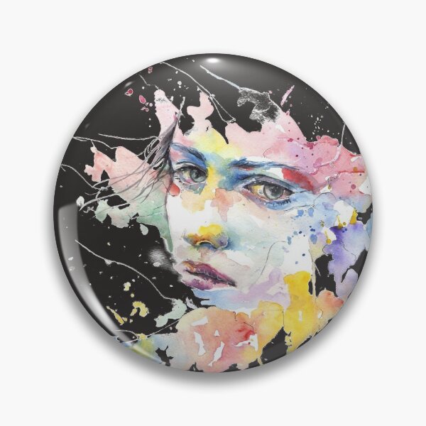 Item preview, Sad Watercolor Melting Face designed and sold by urban-color.