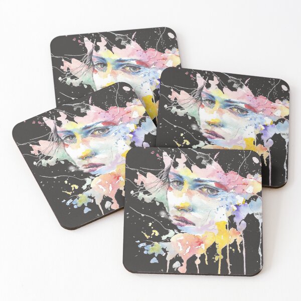 Item preview, Sad Watercolor Melting Face designed and sold by urban-color.