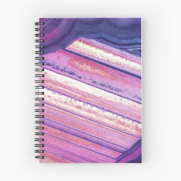 Item preview, Pink Purple Geode Crystal Pattern designed and sold by HappyClover.