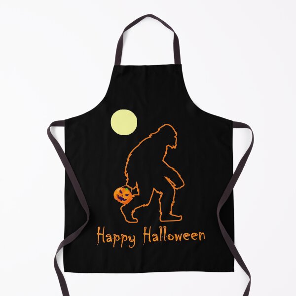 Artikelvorschau, Bigfoot Süßes oder Saures Happy Halloween T-Shirt entworfen und verkauft von ArtbyLeclerc.