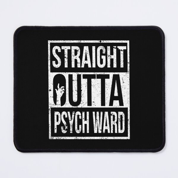 Item preview, Straight Out Of Funny Psych Ward Halloween Costume Crazy designed and sold by politevann.