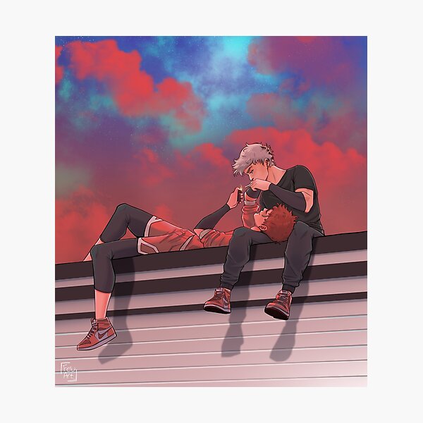 Rooftop Date Photographic Print