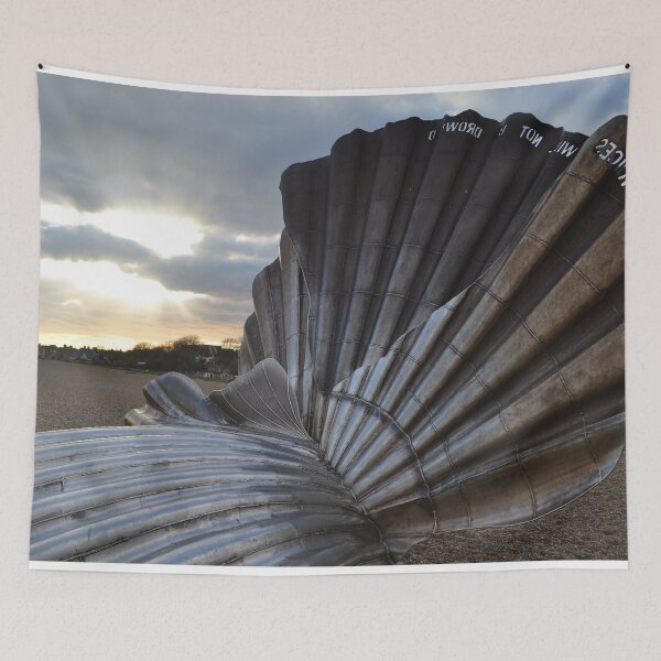 Item preview, Sunset on the Scallop Shell Aldeburgh Beach designed and sold by Esther Hutchcroft.