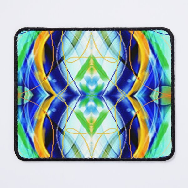 Item preview, Vibrant  blues graphic  psychedelic,arte abstracto,abstract art design designed and sold by Adri Barnard.