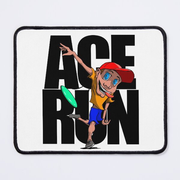 Item preview, Ace Run Guy Black designed and sold by DiscGolfArt.