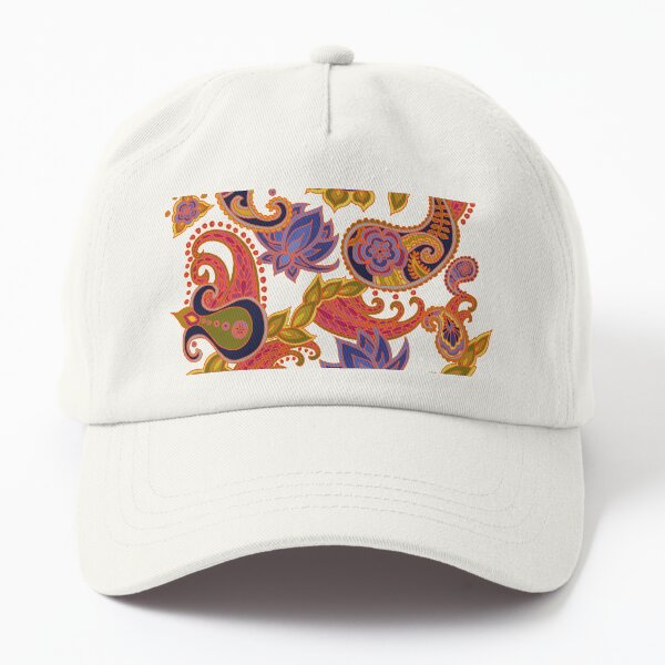 Paisley of '71 - orange Dad Hat
