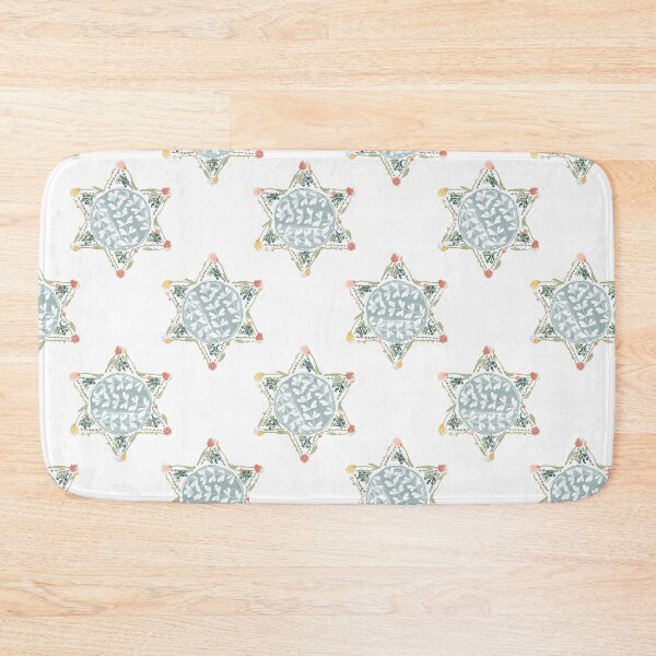 Item preview, Floral Sheriffs Star designed and sold by Miwhi’s Shop.