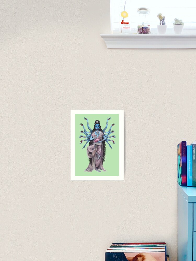 Hindu Goddess Kali Poster for Sale by S Cube Design