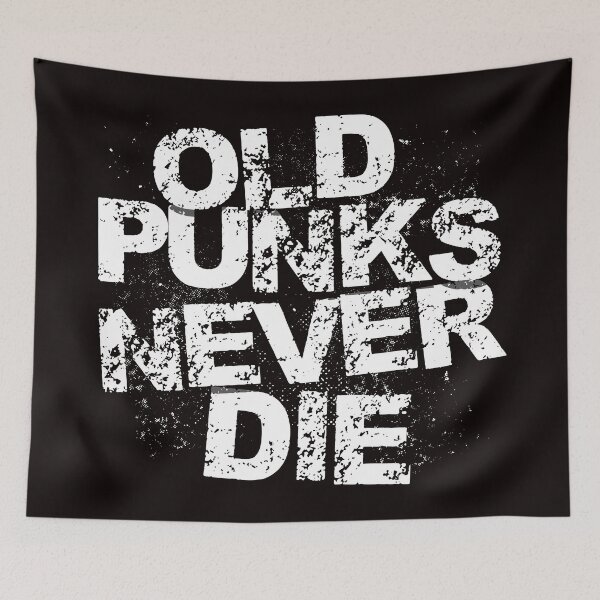Item preview, old punks never die designed and sold by justplainwords.