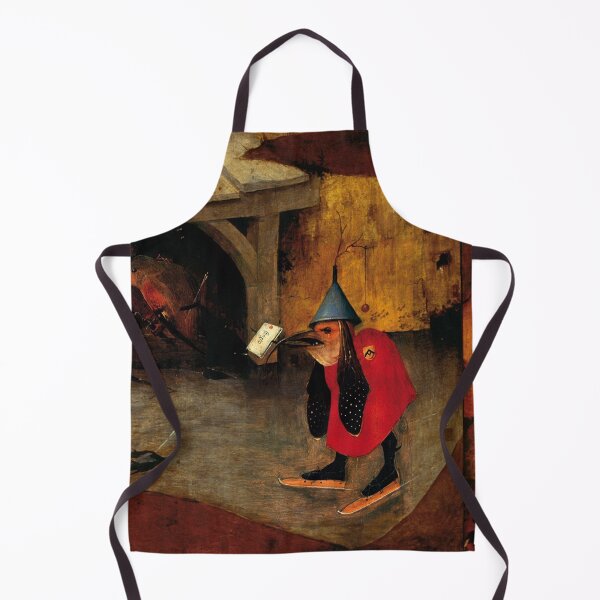 Artikelvorschau, DÄMONENVOGEL MIT SCHLITTSCHUHEN IM DUNKELN Detail aus dem Triptychon der Versuchung des Heiligen Antonius von Hieronymus Bosch entworfen und verkauft von BulganLumini.