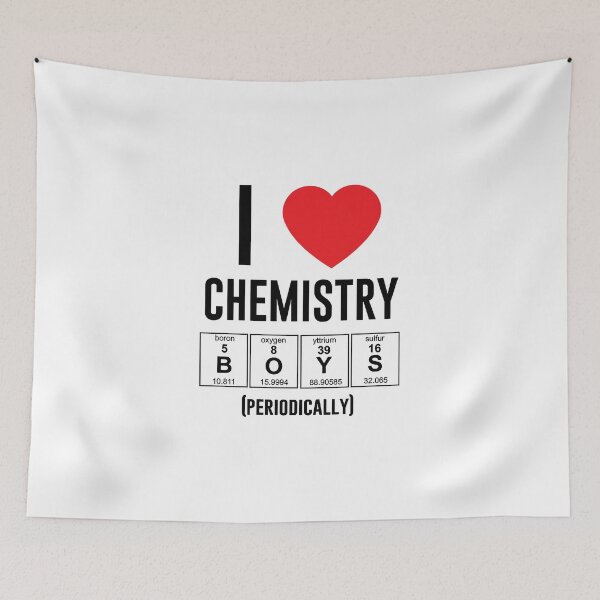 Item preview, I love Chemistry Boys Science Love Biology Science Geeky Design is Awesome periodically designed and sold by DesignByHeartUK.