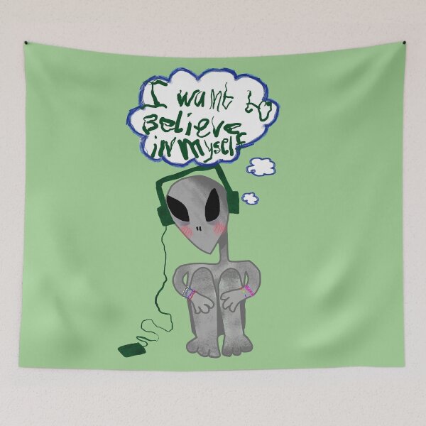 Item preview, I want to believe in myself designed and sold by clementineclown.