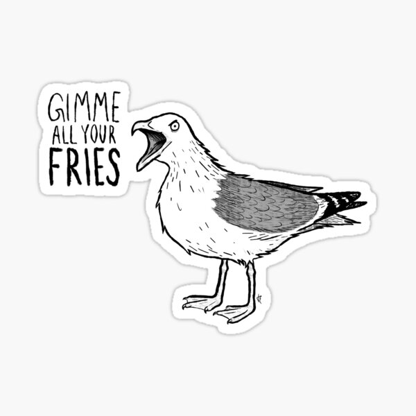 Aperçu de l'œuvre DONNE-MOI TOUTES TES FRITES créée et vendue par gortworstm.