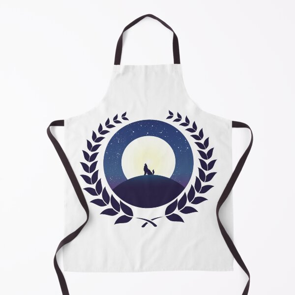 Item preview, Howling Lone Wolf with laurel wreath designed and sold by kocakashop.