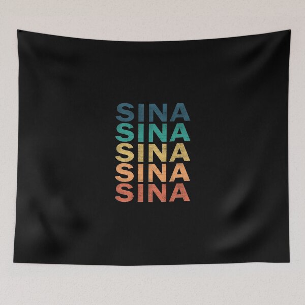 Item preview, Sina Name T Shirt - Sina Vintage Retro Sina Name Gift Item Tee designed and sold by ymaszcarme.