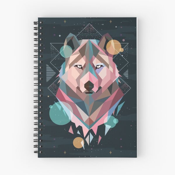 Item preview, Artistic colorful geometric dog designed and sold by urban-color.