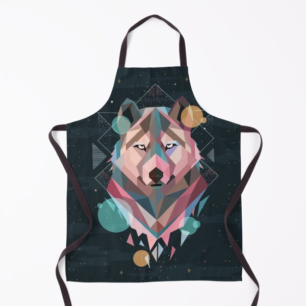 Item preview, Artistic colorful geometric dog designed and sold by urban-color.