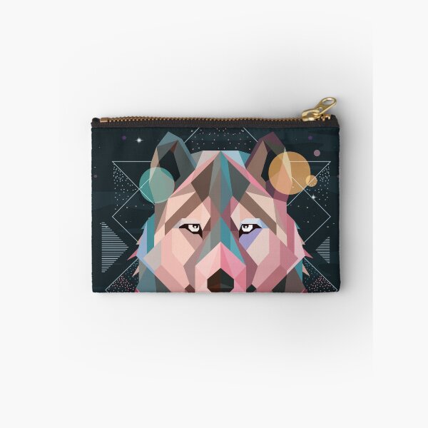 Item preview, Artistic colorful geometric dog designed and sold by urban-color.