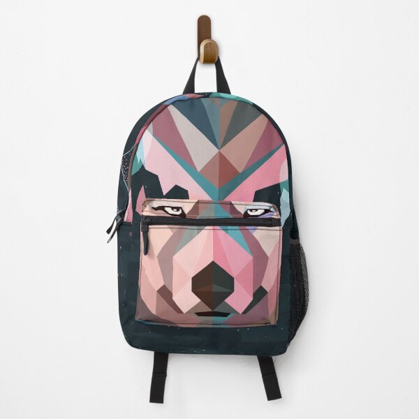Item preview, Artistic colorful geometric dog designed and sold by urban-color.
