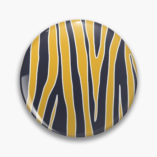 Artikelvorschau, Modern design, zebra pattern, navy blue, mustard yellow, white entworfen und verkauft von Svitac.