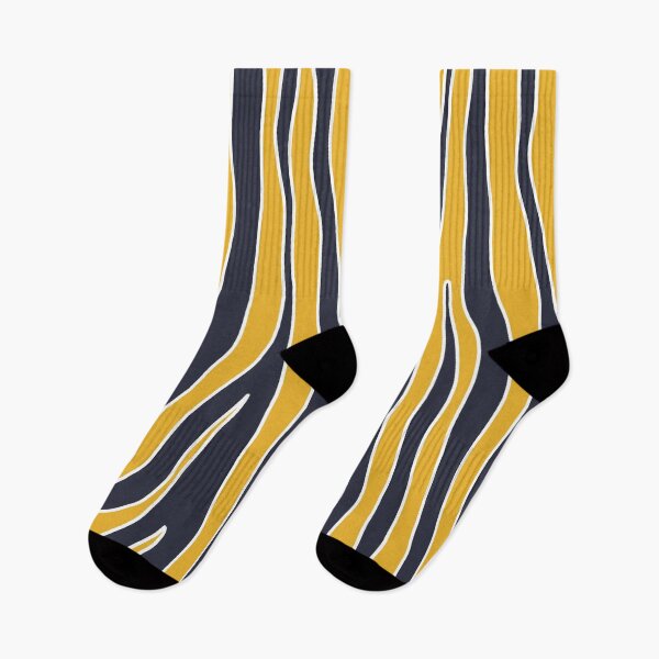 Artikelvorschau, Modern design, zebra pattern, navy blue, mustard yellow, white entworfen und verkauft von Svitac.