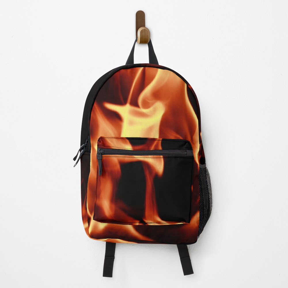 Fire flames Backpack for Sale by TRISHULs