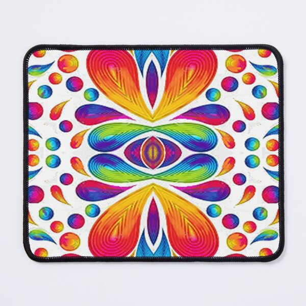 Item preview, Vibrant flower abstracto,colorful abstraction,psychedelic arte abstracto,abstract art design designed and sold by Adri Barnard.