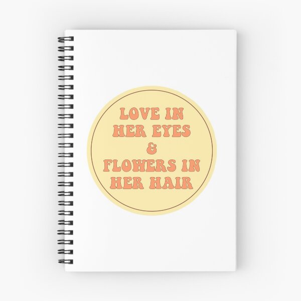 Item preview, LOVE IN HER EYES and FLOWERS IN HER HAIR designed and sold by ChrisCutsDesign.
