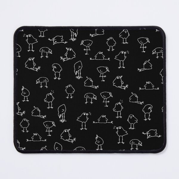 Item preview, Black and white bird pattern designed and sold by gortworstm.